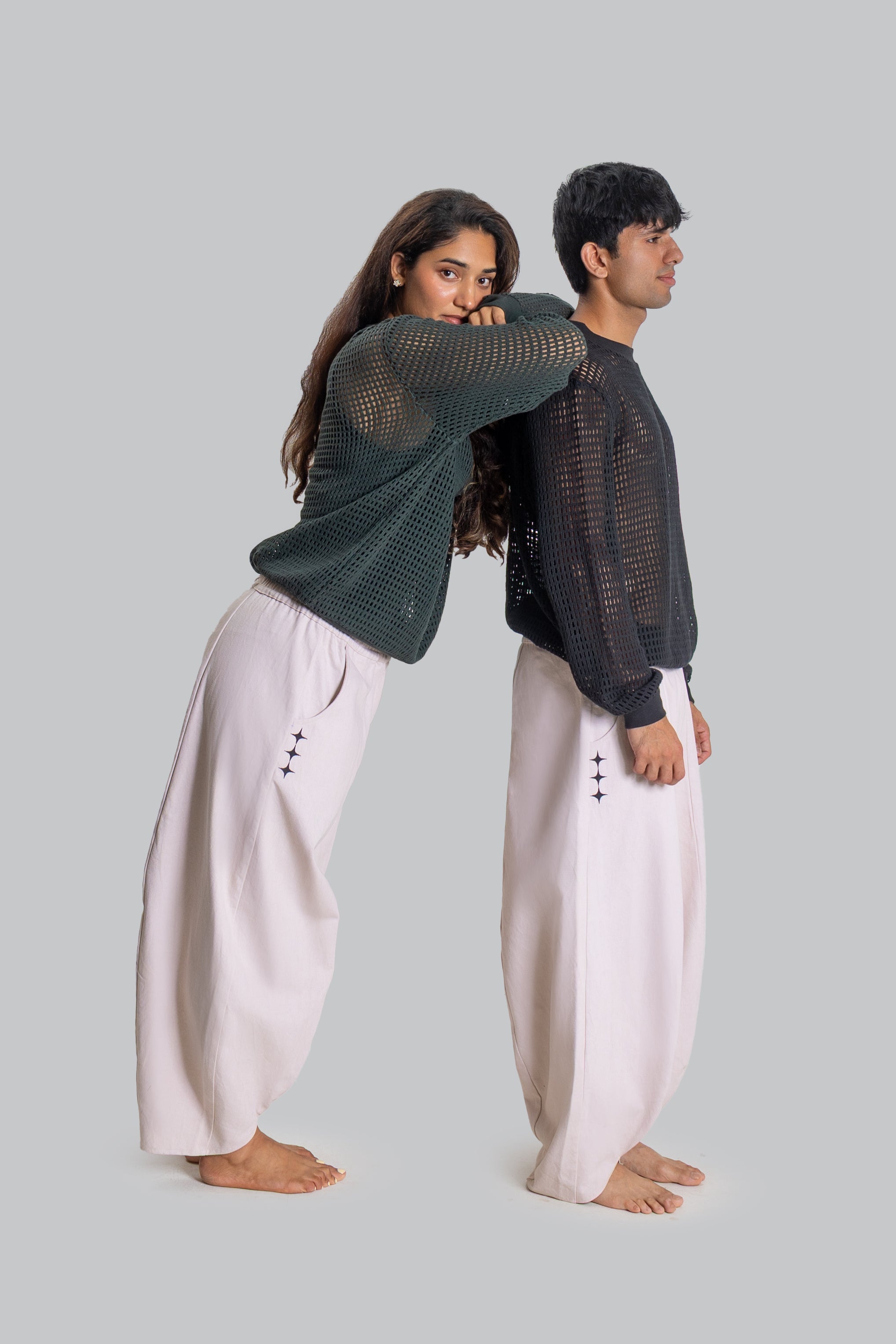 Cotton Balloon Pants