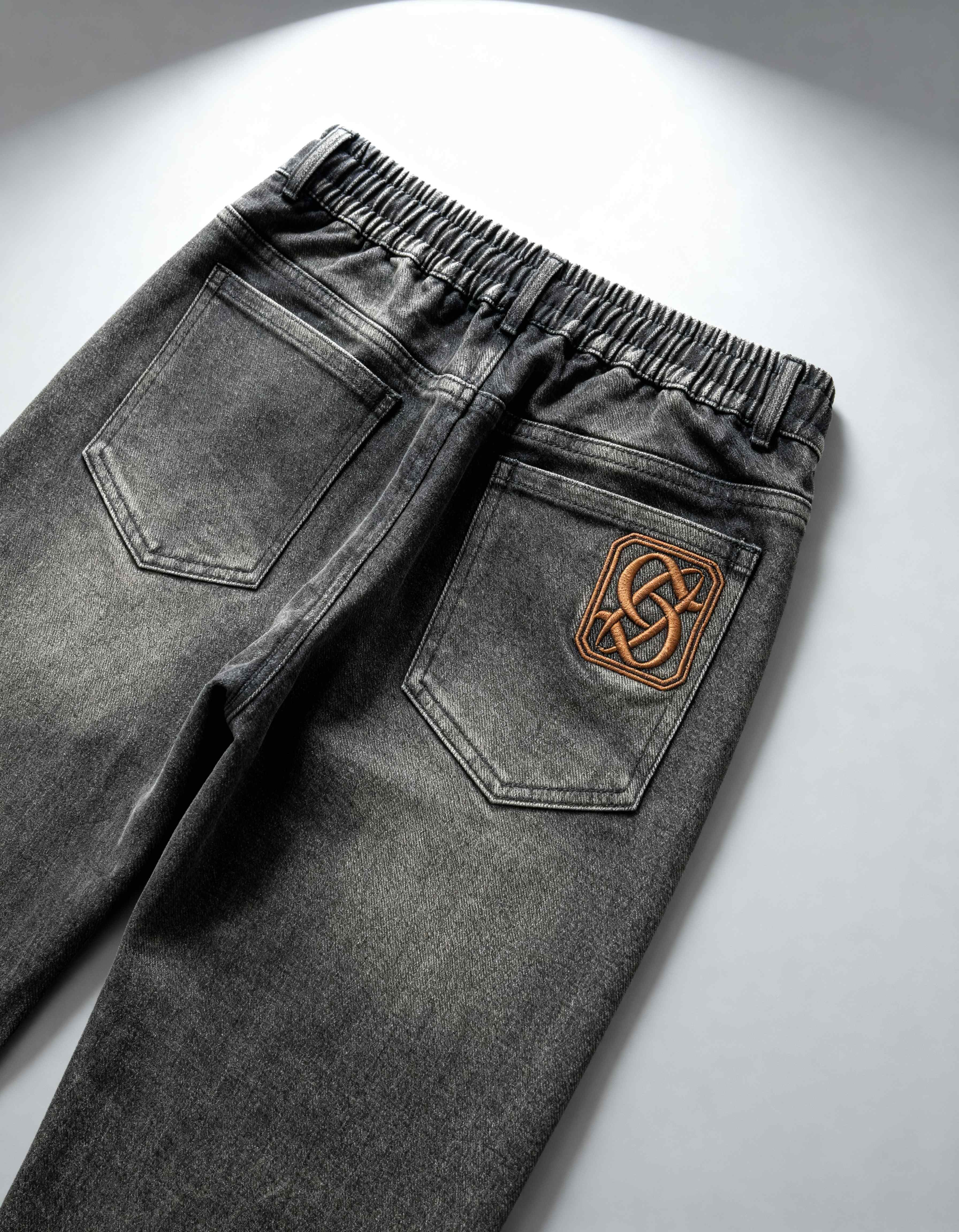 Arctic Eclipse Cotton Denim Pants
