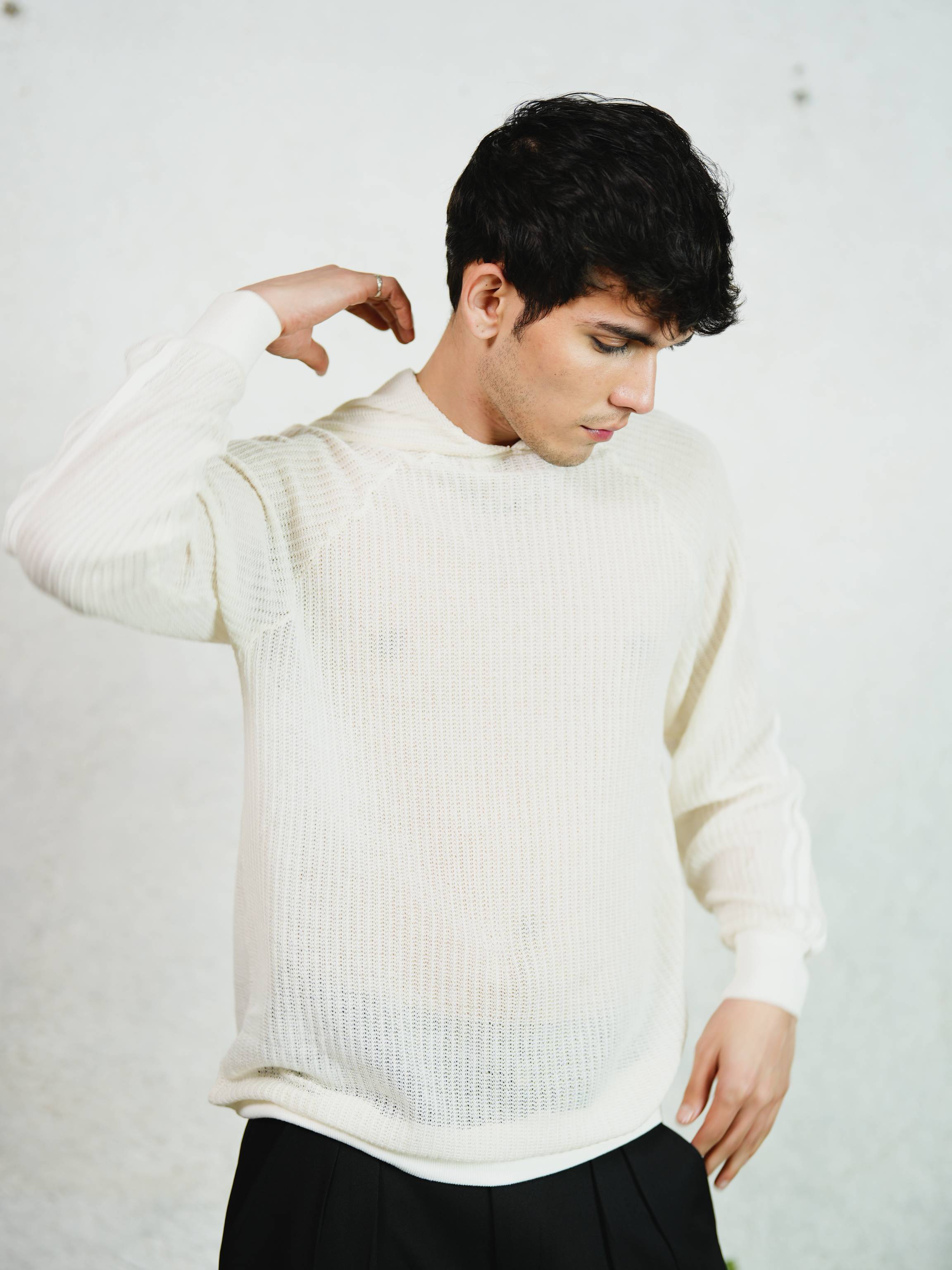 Mesh Hoodie for Summers