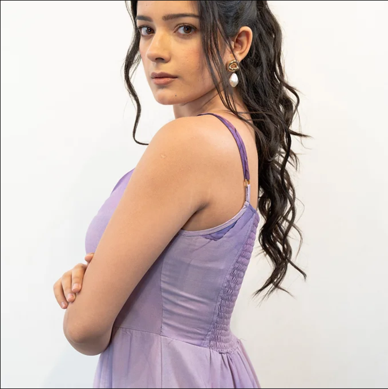 Marble Print Summer Dress